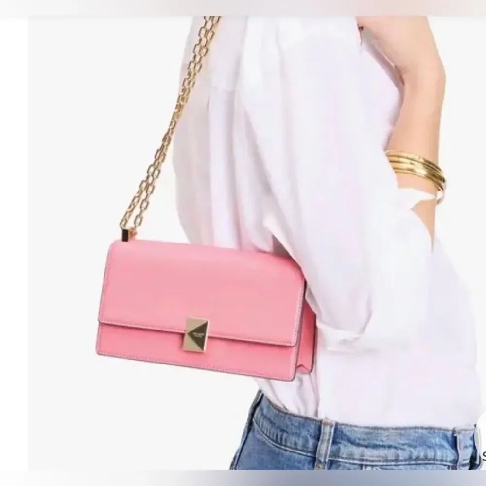 Kate Spade ♠️ Pink Leather Crossbody Bag; New with dust bag! PERFECT CONDITION!